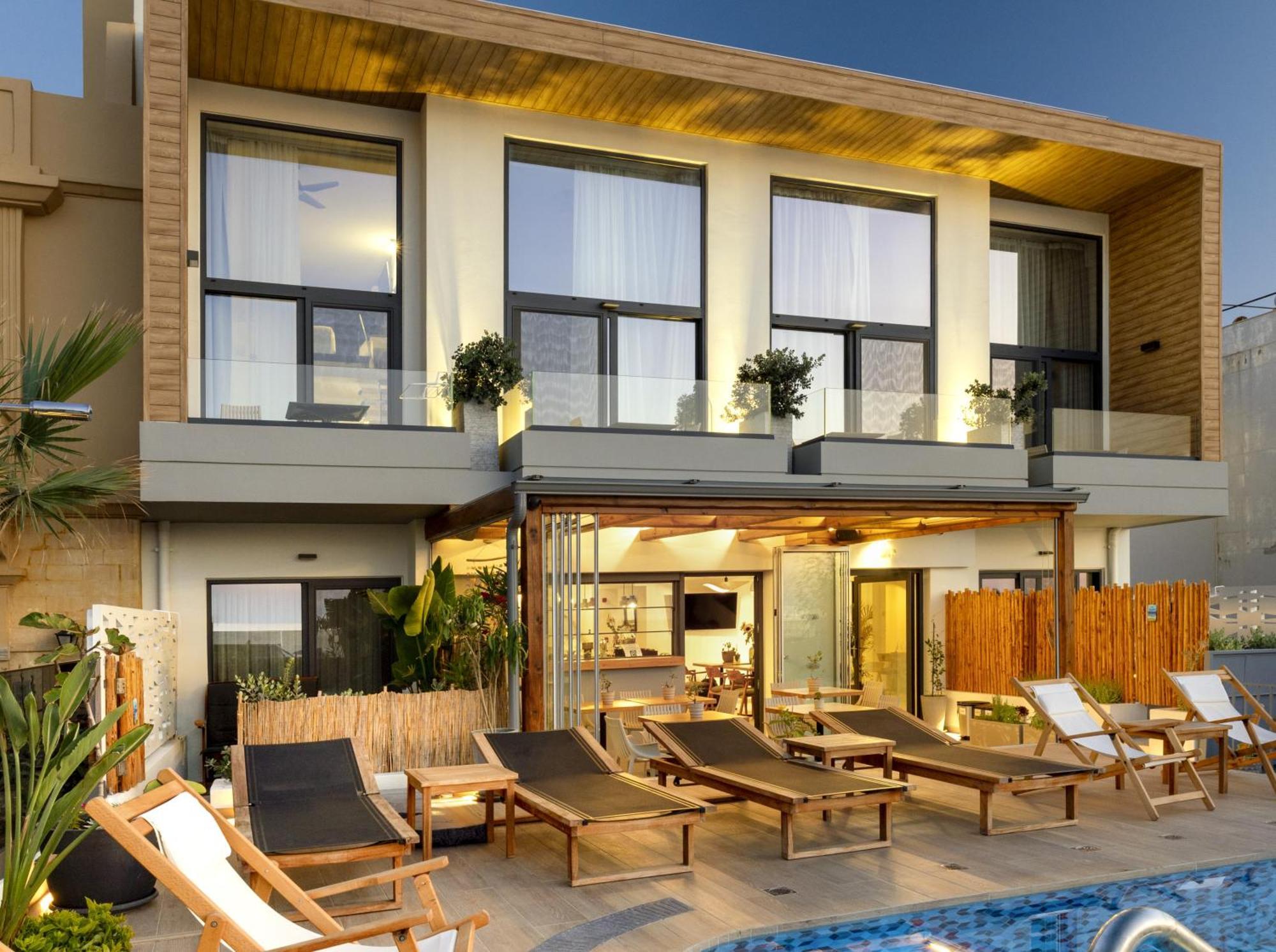 Calla Luxury Seafront Suites Rethymno Eksteriør bilde