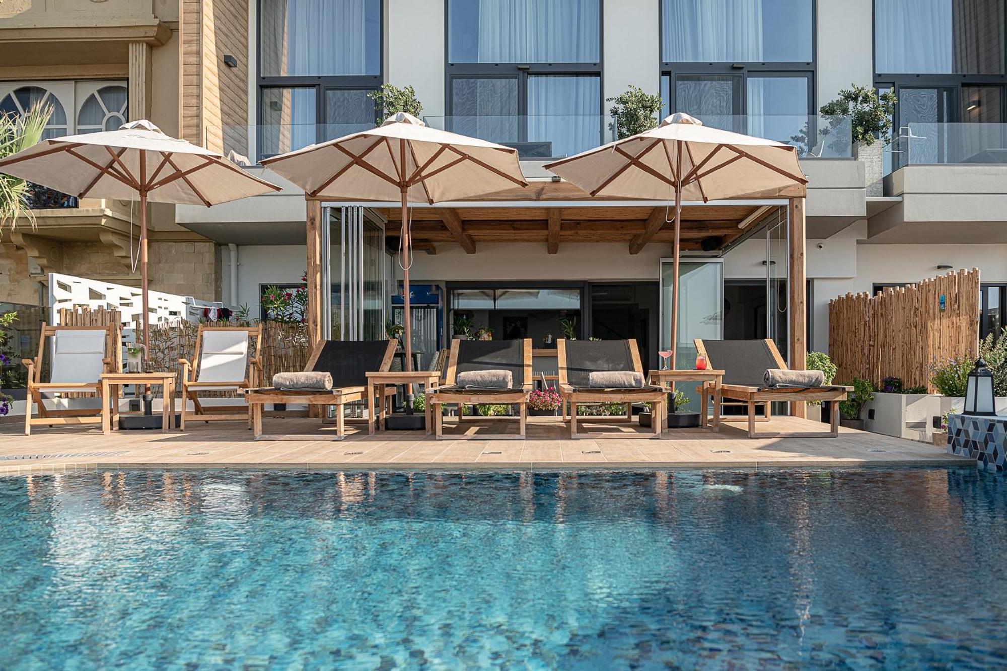 Calla Luxury Seafront Suites Rethymno Eksteriør bilde